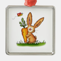 Lapin mignon avec la carotte par Gerda