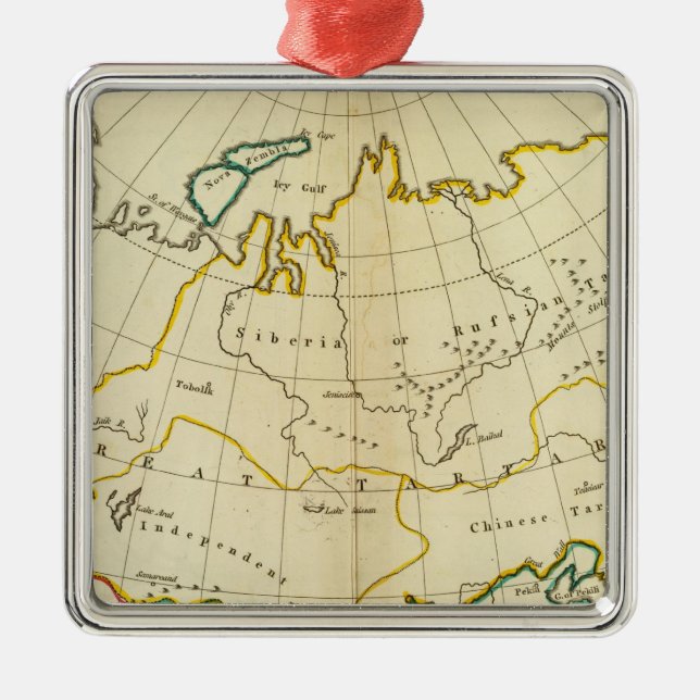 Ornement En Métal L'Asie 7 (Devant)