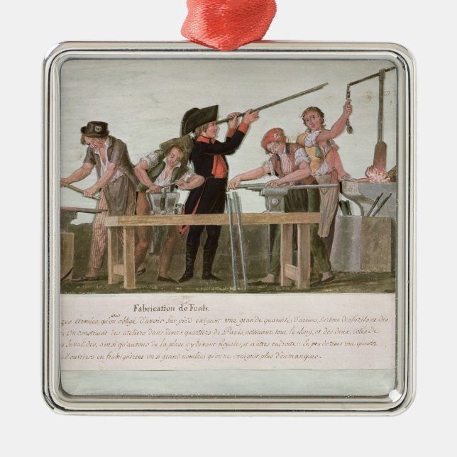 Ornement En Métal L'atelier des fabricants de fusil, 1793 (Devant)