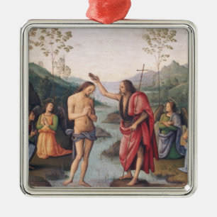 Ornement En Métal Le baptême du Christ