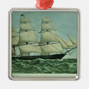 Ornement En Métal Le bateau de tondeuse "Highflyer", 1111 tonnes