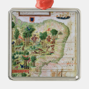 Ornement En Métal Le Brésil des 'atlas de Miller