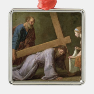 Ornement En Métal Le Christ portant la croix, c.1651