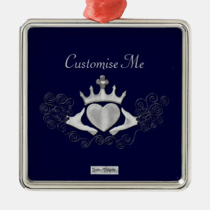 Ornement En Métal Le Claddagh (Argent)