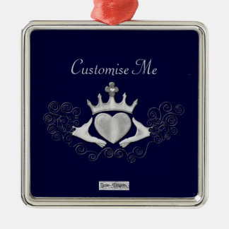 Ornement En Métal Le Claddagh (Argent)