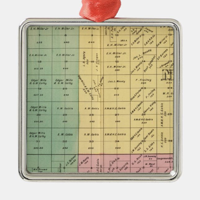 Ornement En Métal Le comté de Yolo 4 (Devant)