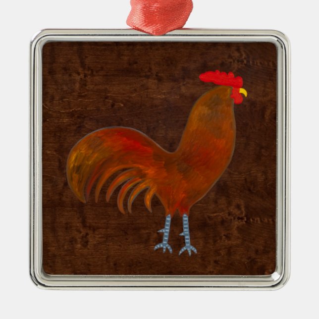 Ornement En Métal Le coq 2009 (Devant)