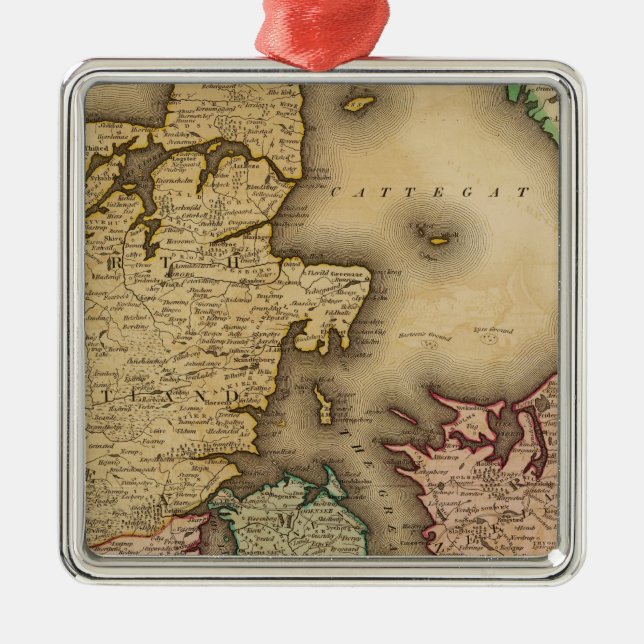 Ornement En Métal Le Danemark 2 (Devant)