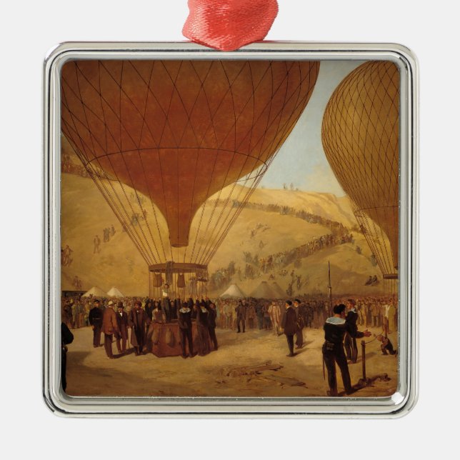 Ornement En Métal Le départ de Léon Michel Gambetta (Devant)