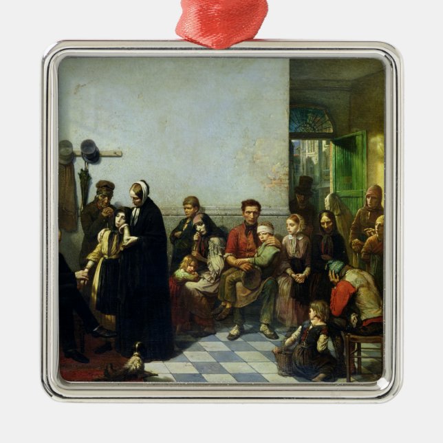 Ornement En Métal Le docteur pour les pauvres (Devant)