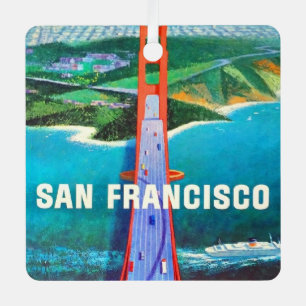 Ornement En Métal Le Golden Gate Bridge de San Francisco