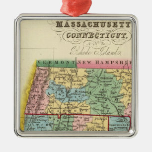 Ornement En Métal Le Massachusetts, le Connecticut, Île de Rhode