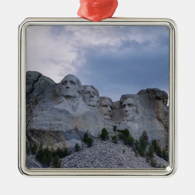 Ornement En Métal Le mont Rushmore (Devant)