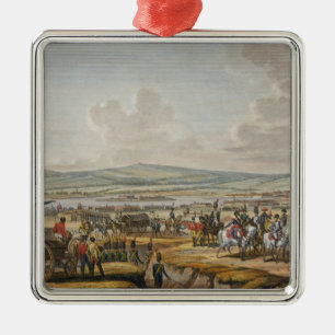 Ornement En Métal Le napoléon visitant le siège fonctionne à Danz