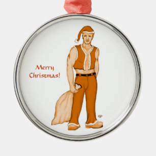 Ornement En Métal Le nouveau Père Noël - Joyeux Noël !