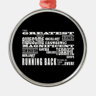 Ornement En Métal Le plus grand running back des meilleurs running