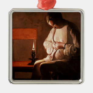 Ornement En Métal Le receveur de puce