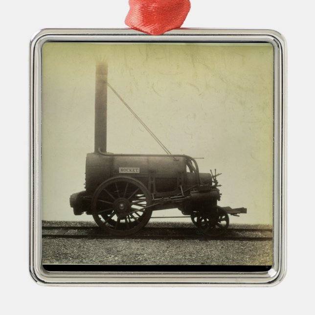 Ornement En Métal Le "Rocket" a conçu par George Stephenson (1781-1 (Devant)