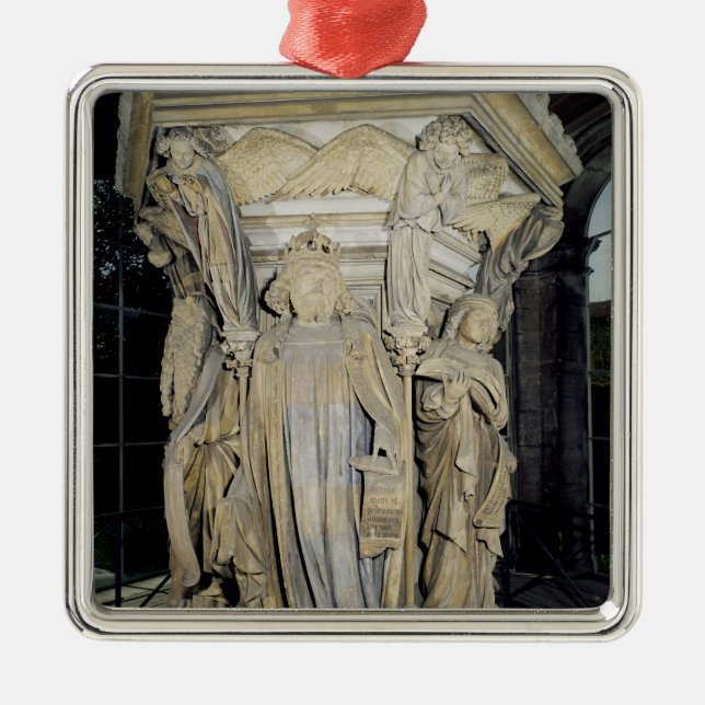 Ornement En Métal Le Roi David flanqué de Moïse et de Jérémie (Devant)