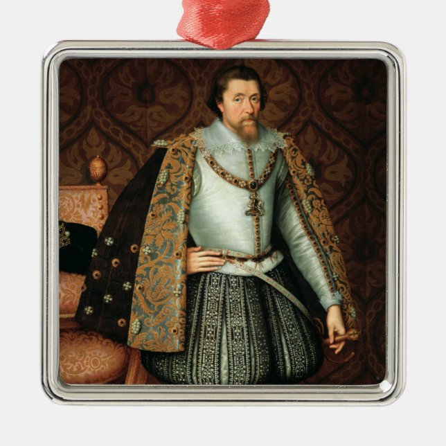 Ornement En Métal Le Roi James I de l'Angleterre (1566-1625) (huile (Devant)
