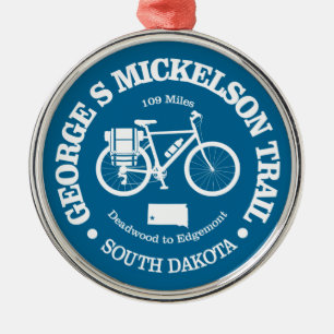 Ornement En Métal Le sentier George S Mickelson (cyclisme)