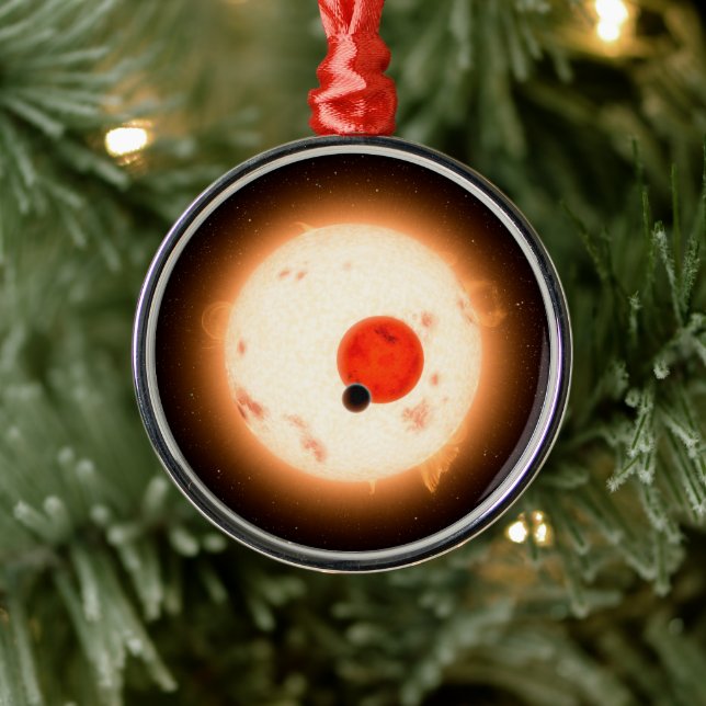 Ornement En Métal Le système Kepler-16. (Arbre)