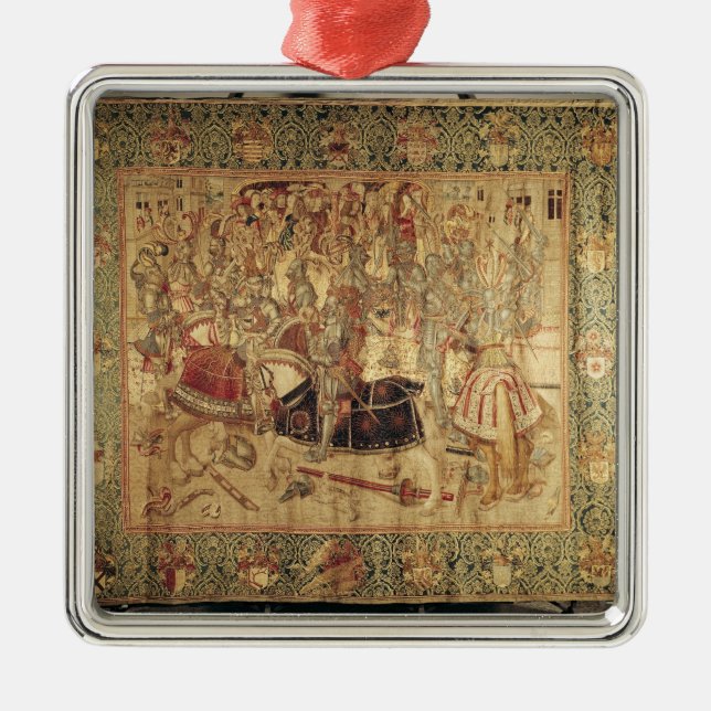 Ornement En Métal Le tournoi, tapisserie verticale de métier à (Devant)