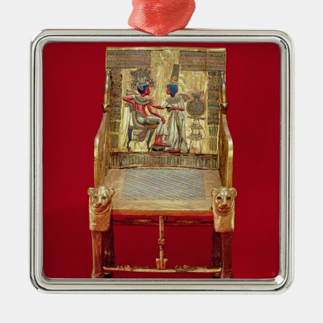 Ornement En Métal Le trône, de la tombe de Tutankhamun (Devant)