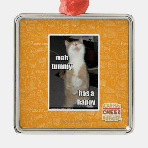 Ornement En Métal Le ventre d'heure-milliampère a un heureux