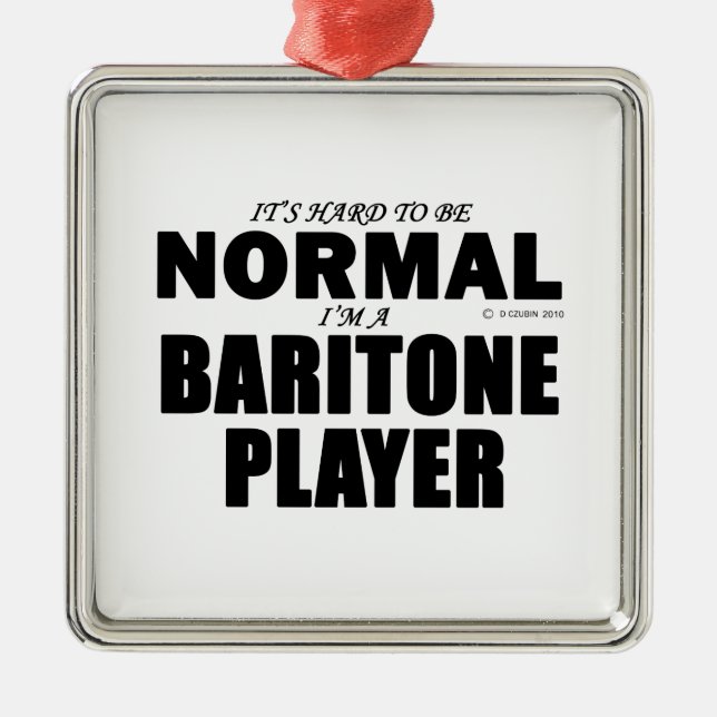 Ornement En Métal Lecteur Baritone normal (Devant)