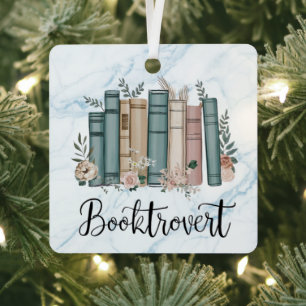Ornement En Métal Lecteur, ver de livre, Amateur de livres de librai