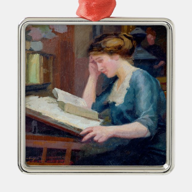 Ornement En Métal Lecture (Devant)