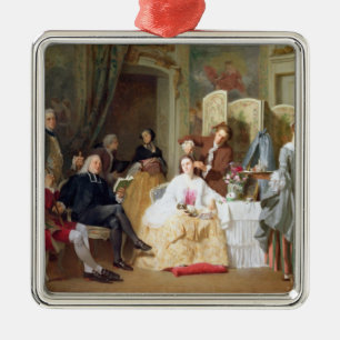 Ornement En Métal Lecture "Manon Lescaut" de Prevost d'Abbe, 1856