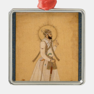 Ornement En Métal L'empereur Farrukhsiyar (1683-1719) du Larg