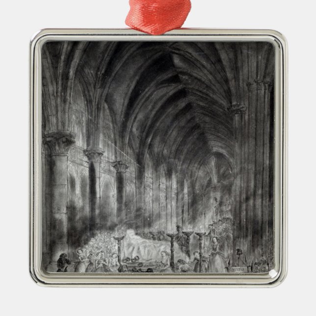 Ornement En Métal L'enterrement de Jean Paul Marat (Devant)