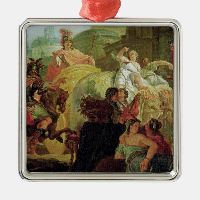 Ornement En Métal L'entrée d'Alexandre le grand (Devant)