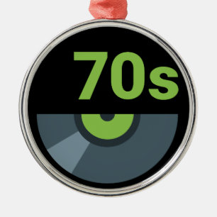 Ornement En Métal les années 70 Rock Record des années 1970