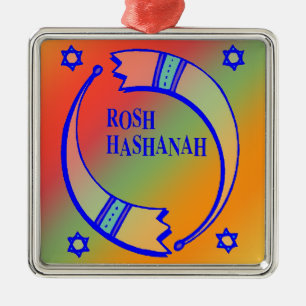 Ornement En Métal Les Cornes des Fêtes -