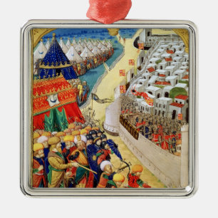 Ornement En Métal Les forces de turc se préparant à la bataille