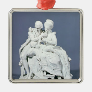 Ornement En Métal Les parents heureux, Meissen, c.1770