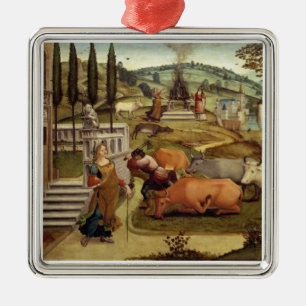 Ornement En Métal Les passions de Pasiphae, épouse du Roi Minos du