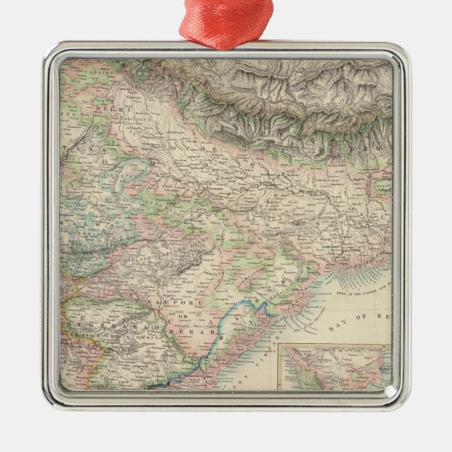 Ornement En Métal Les possessions britanniques en Indes est (Devant)