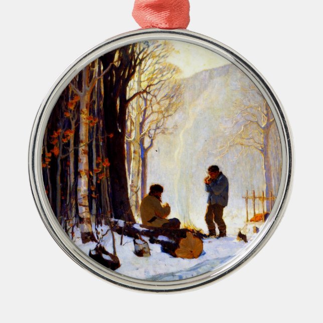 Ornement En Métal Les premiers matins dans les bois (Devant)