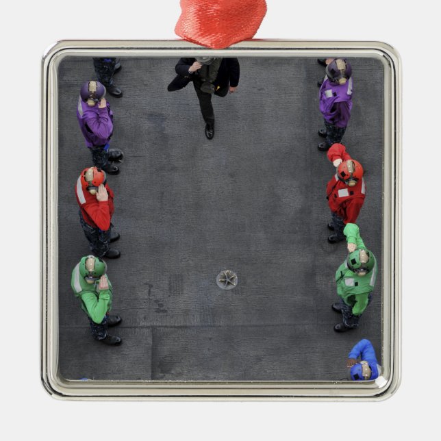 Ornement En Métal Les soeurs arc-en-ciel de la marine américaine (Devant)