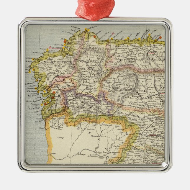 Ornement En Métal L'Espagne, Portugal 7 (Devant)