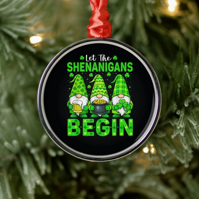 Ornement En Métal Let The Shenanigans Begin (Arbre)
