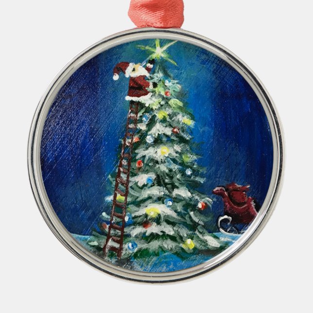 Ornement En Métal L'Étoile Est En Haut (Devant)