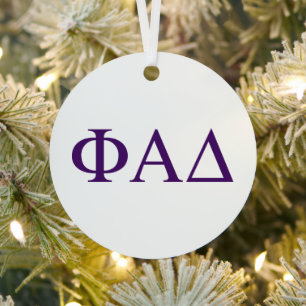 Ornement En Métal Lettres grecques Phi Alpha Delta
