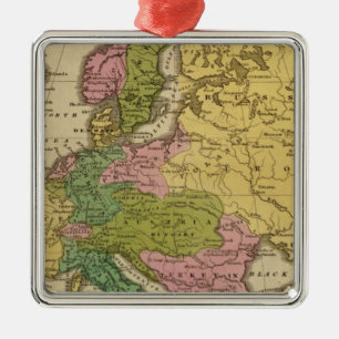 Ornement En Métal L'Europe 40