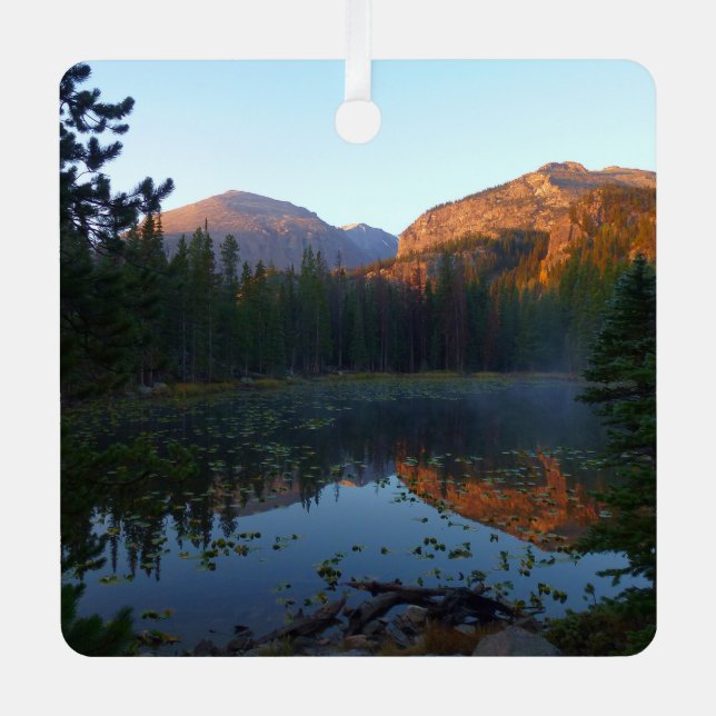 Ornement En Métal Lever de soleil au lac Nymph II (Recto)